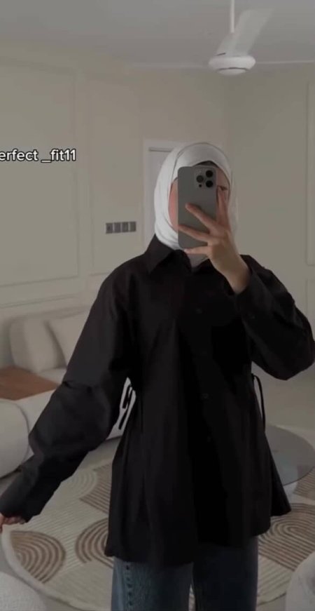 قميص مع رباط جانبي