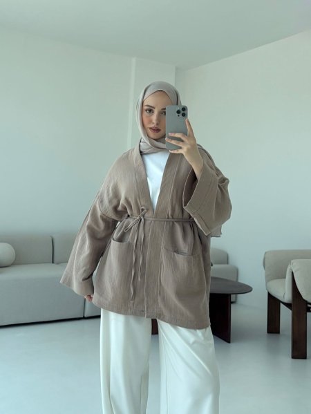كيمونو موسلين بيج