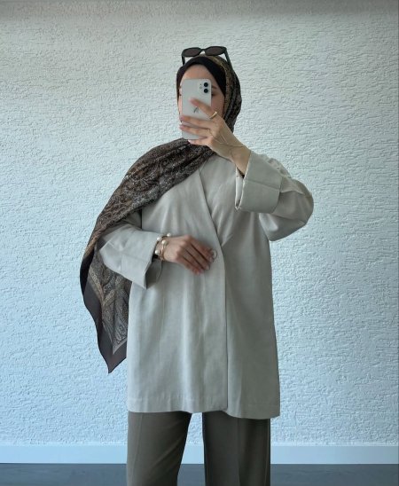 كيمونو بيج مع زر