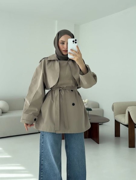 ترانشكوت زيتي قصير