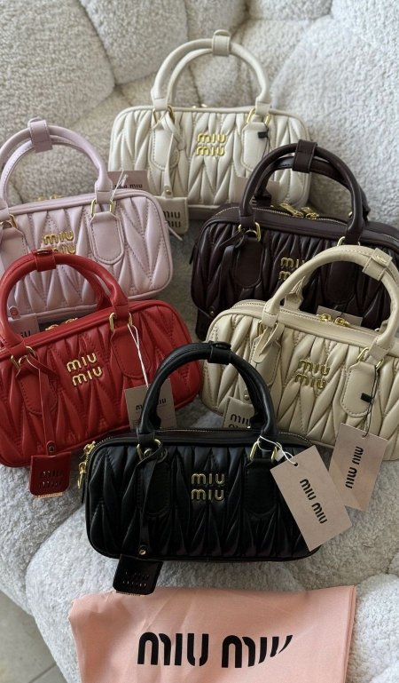 Miu Miu Arcadie Matelassé leather