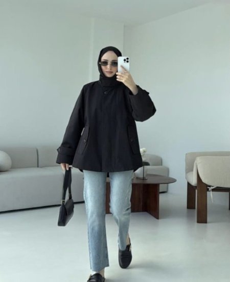 ترانشكوت زارا اسود