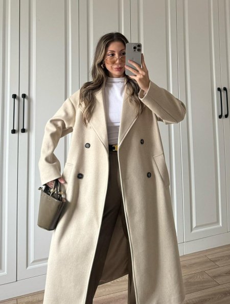 كوت جوخ فخم بيج